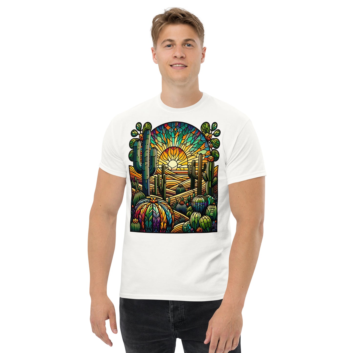 Desert Classic Celebrate Stained Glass Unisex Tee Shirt