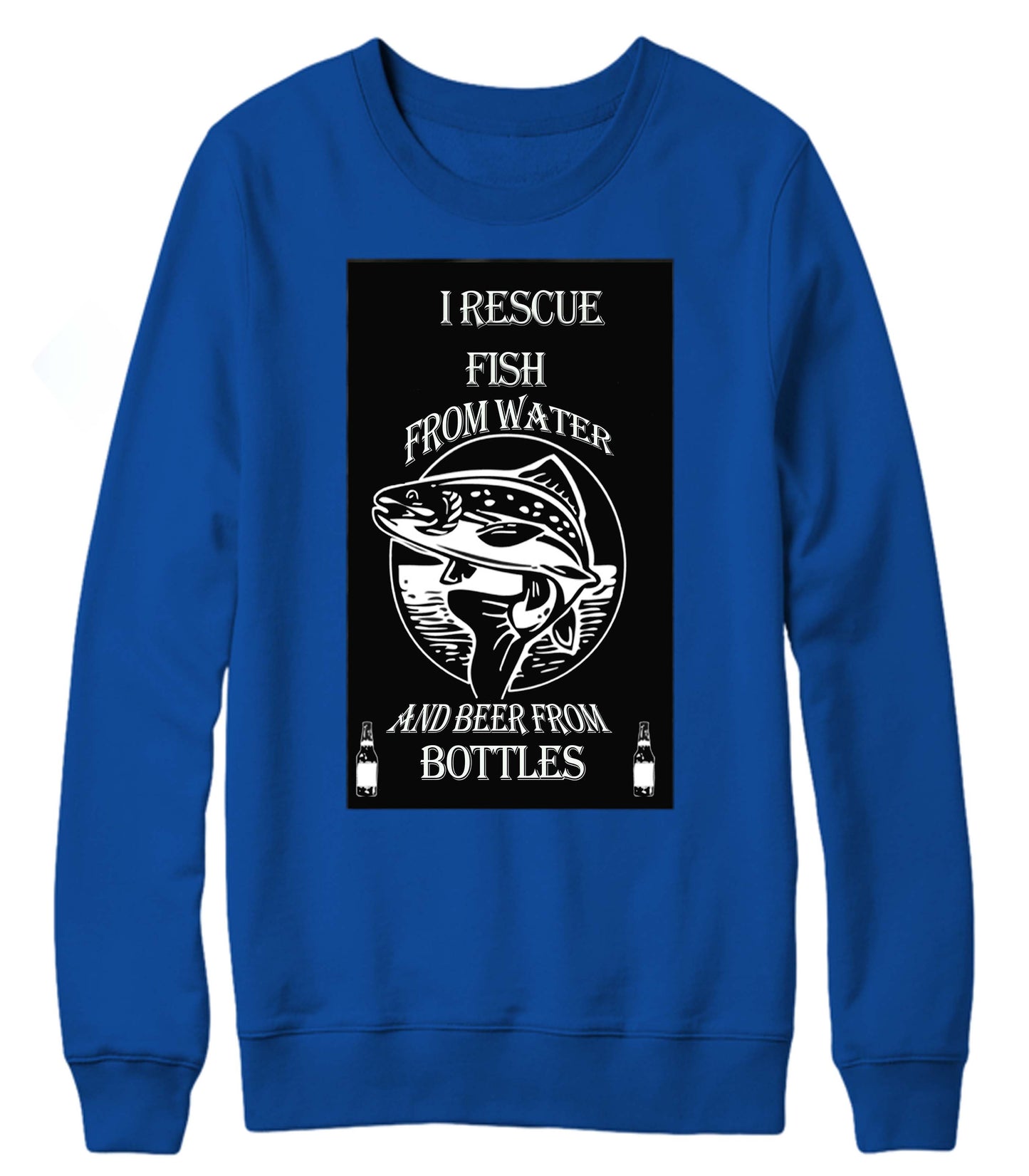 Beer and Fish Crewneck Fleece