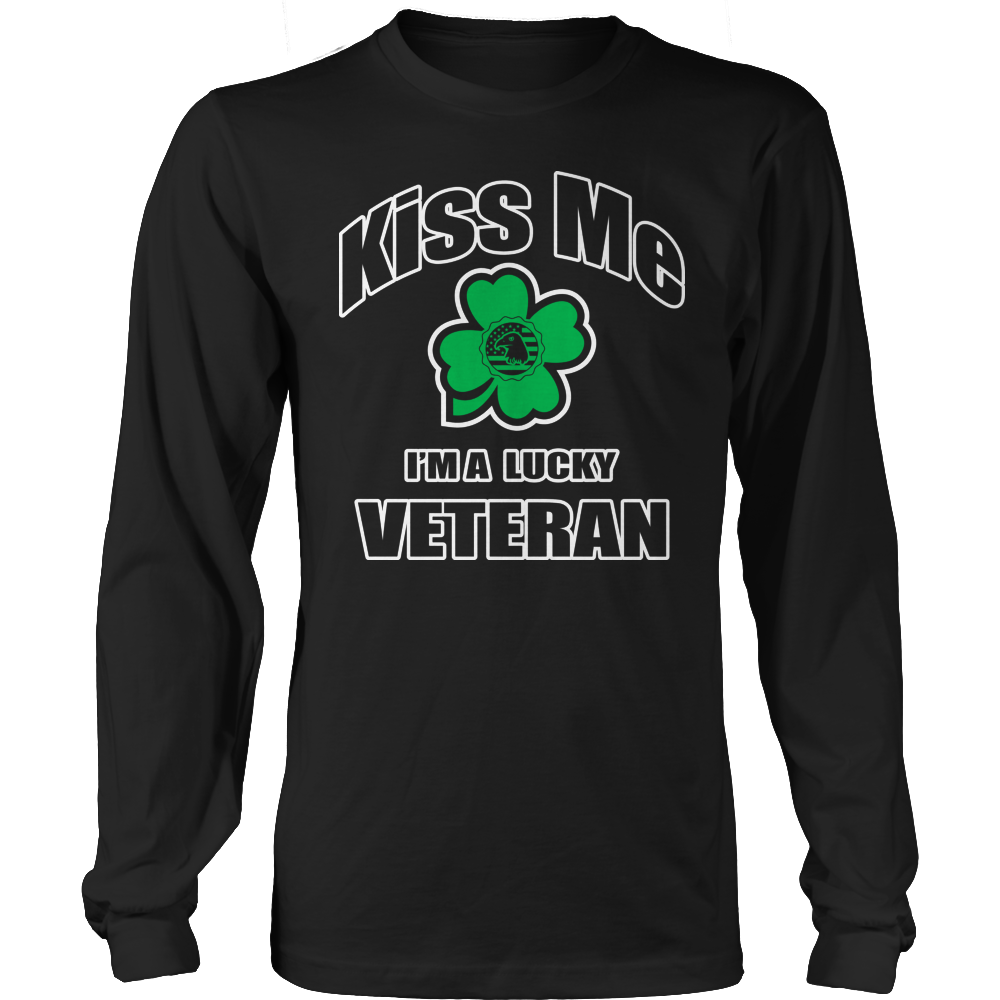 Kiss Me I'm A Lucky Veteran Shirt