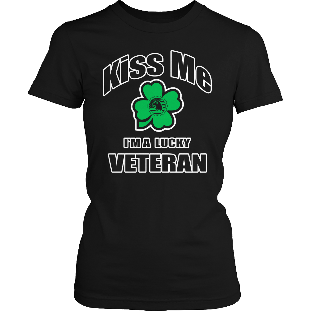 Kiss Me I'm A Lucky Veteran Shirt