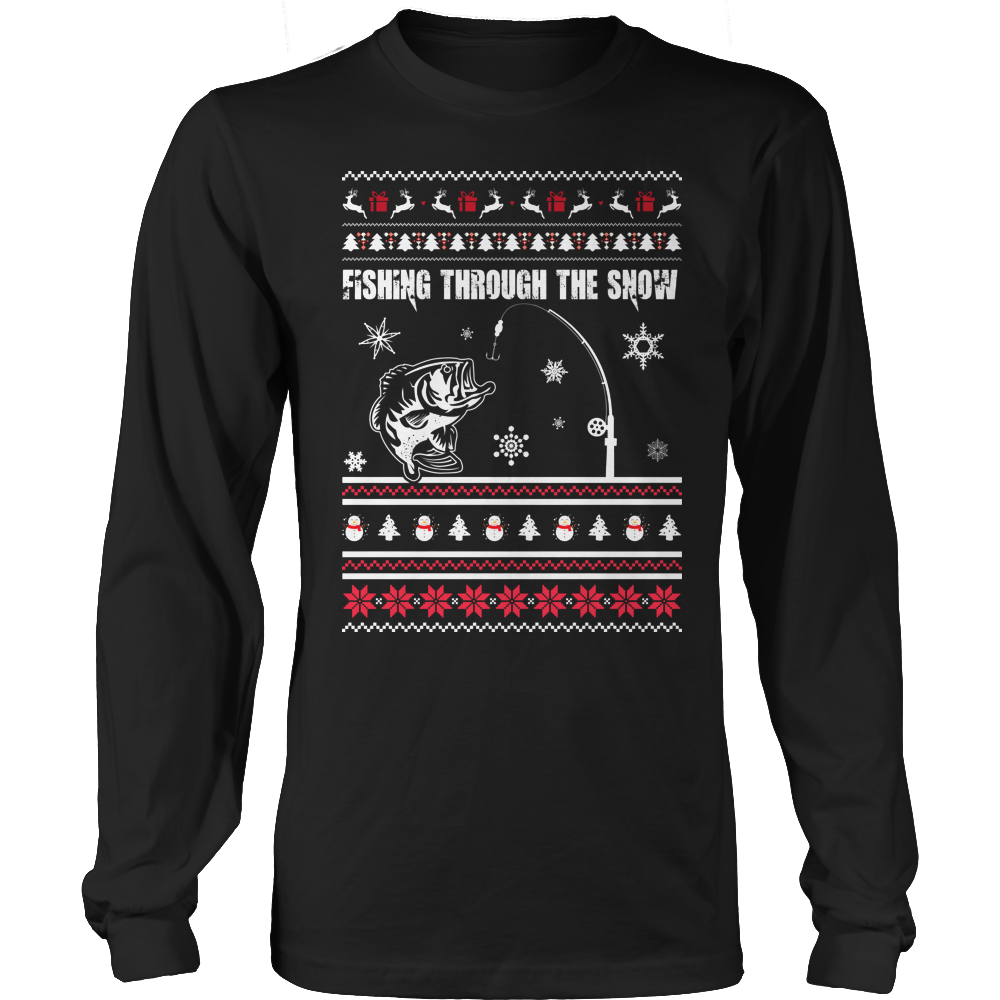 Fishing Christmas Unisex Long Sleeve Shirt