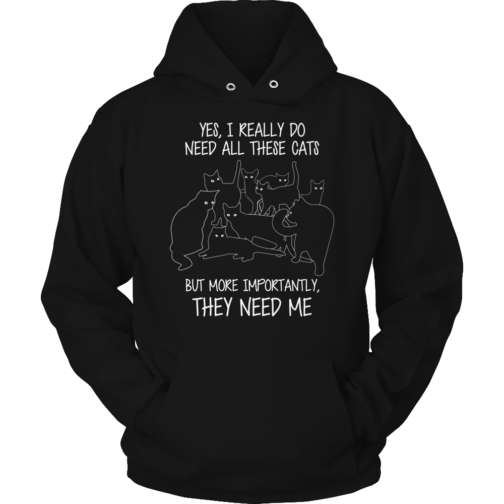 Yes I Really Need All These Cats Shirt