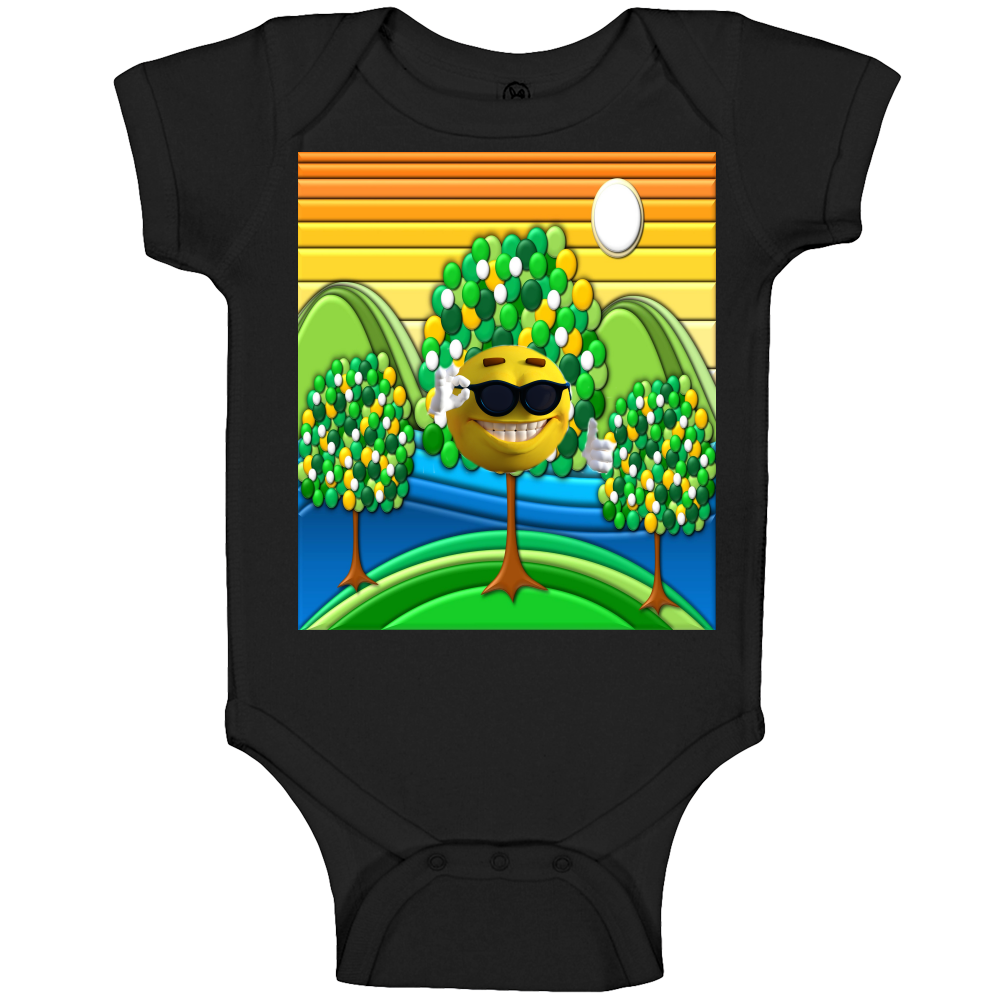 Fun In The Sun Smiley Shirt Baby Body Suit