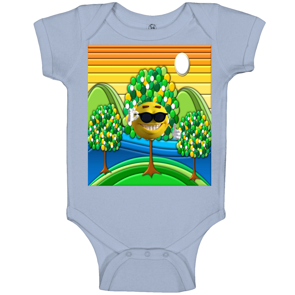 Fun In The Sun Smiley Shirt Baby Body Suit