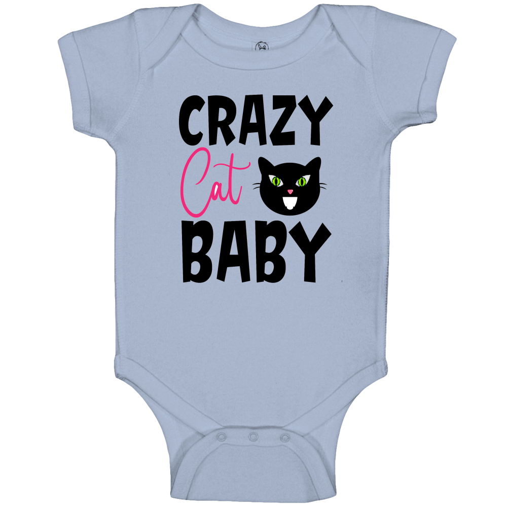 Crazy Cat Baby Body Suit