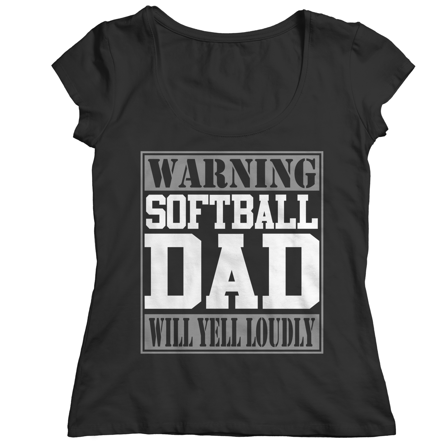 Limited Edition - Warning Softball Dad will Yell Loudly Shirt