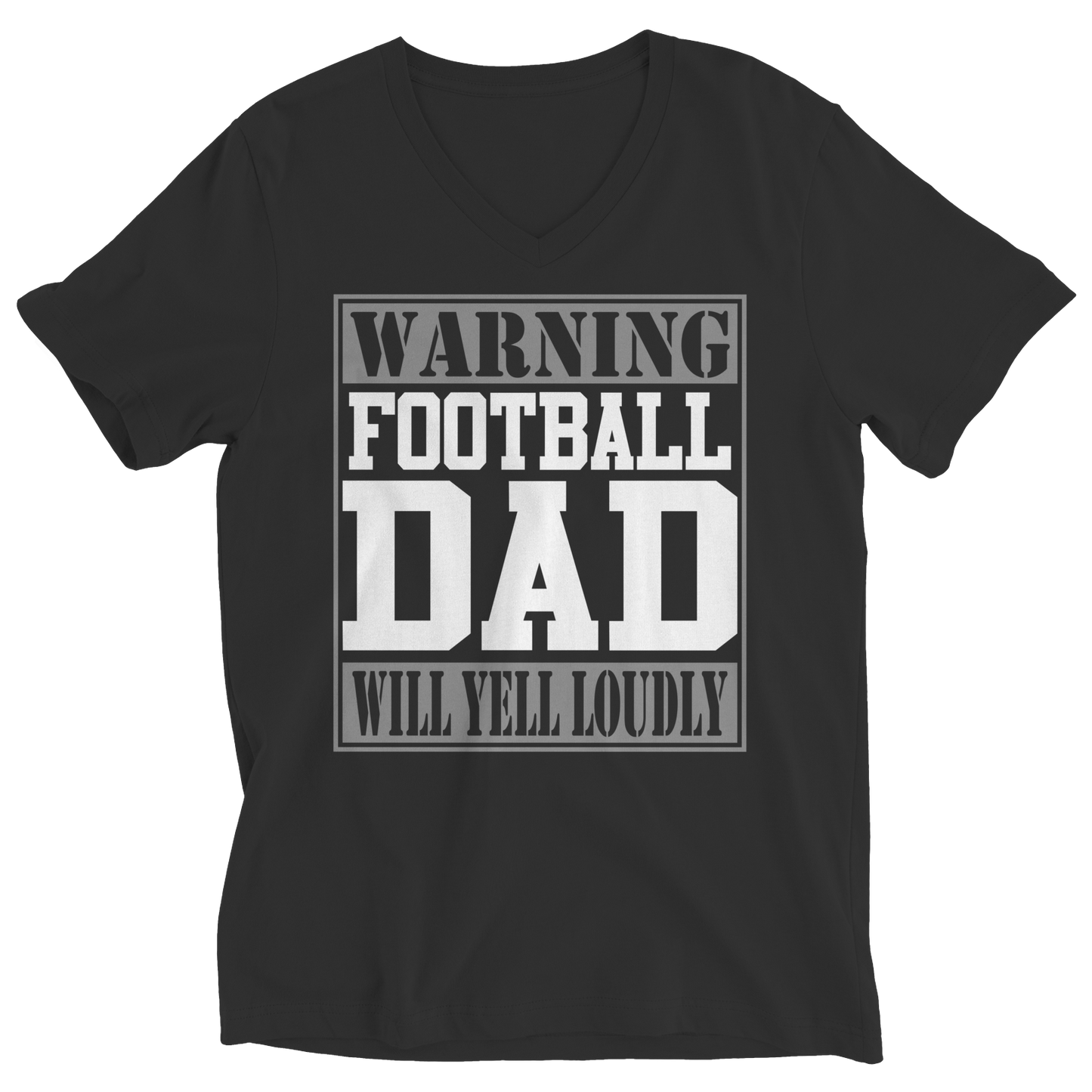Limited Edition - Warning Football Dad will Yell Loudly Shirt