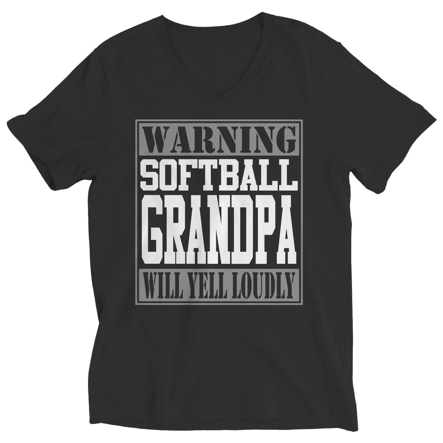 Limited Edition - Warning Softball Grandpa will Yell Loudly