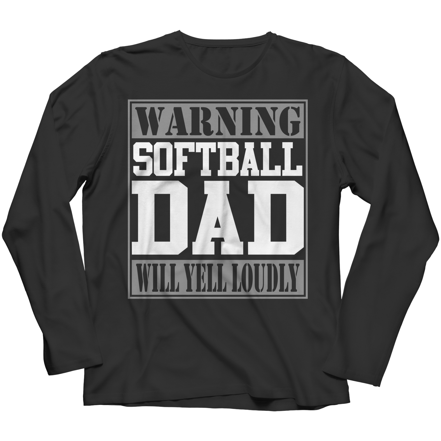 Limited Edition - Warning Softball Dad will Yell Loudly Shirt