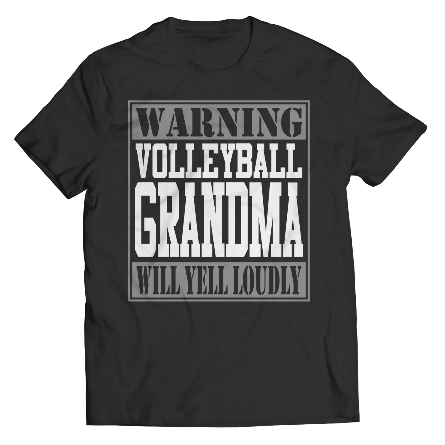 Limited Edition - Warning Volleyball Grandma will Yell Loudly Tee Shirt