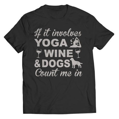Yoga Wine Dogs Shirt