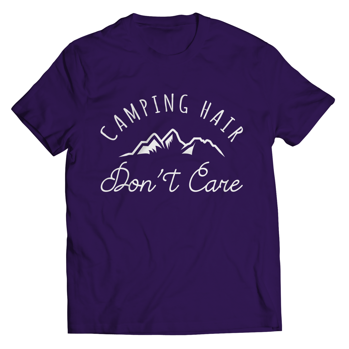 Camping Hair Don't Care Shirt Tee Shirt
