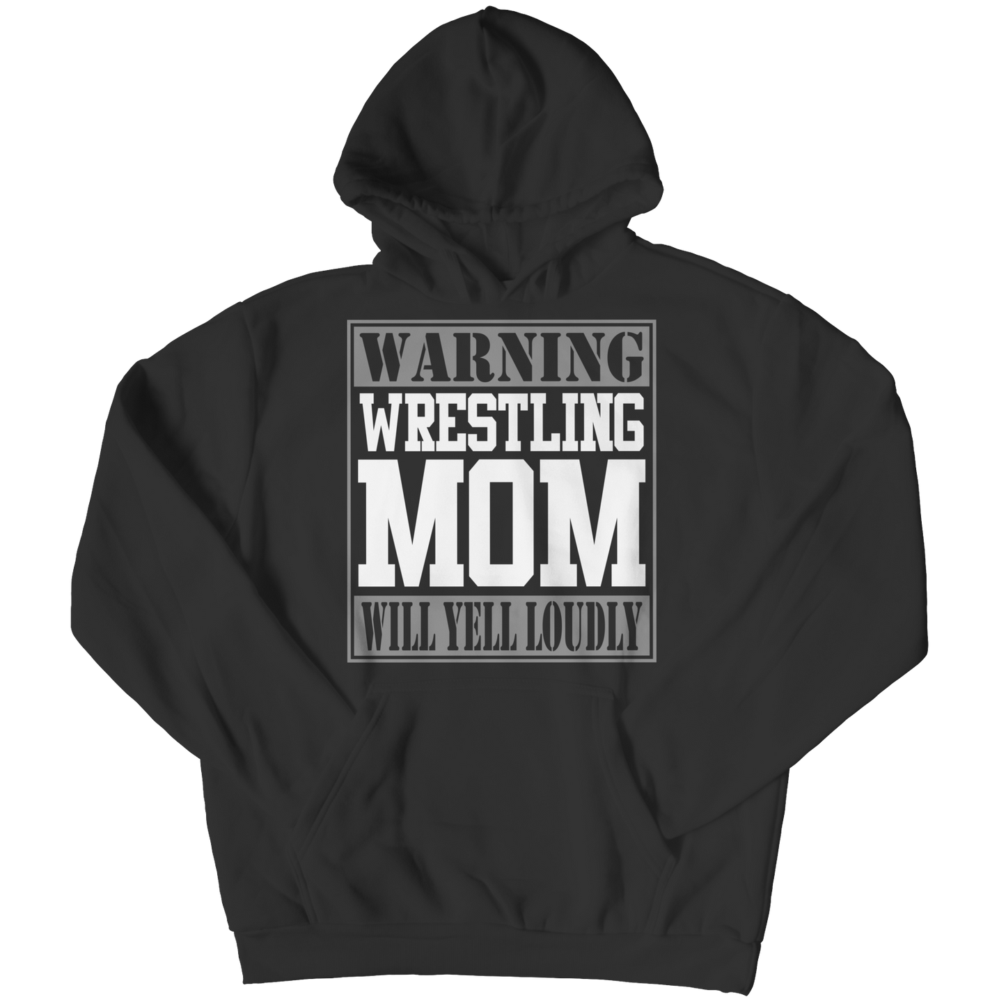 Warning Wrestling Mom will Yell Loudly Shirt
