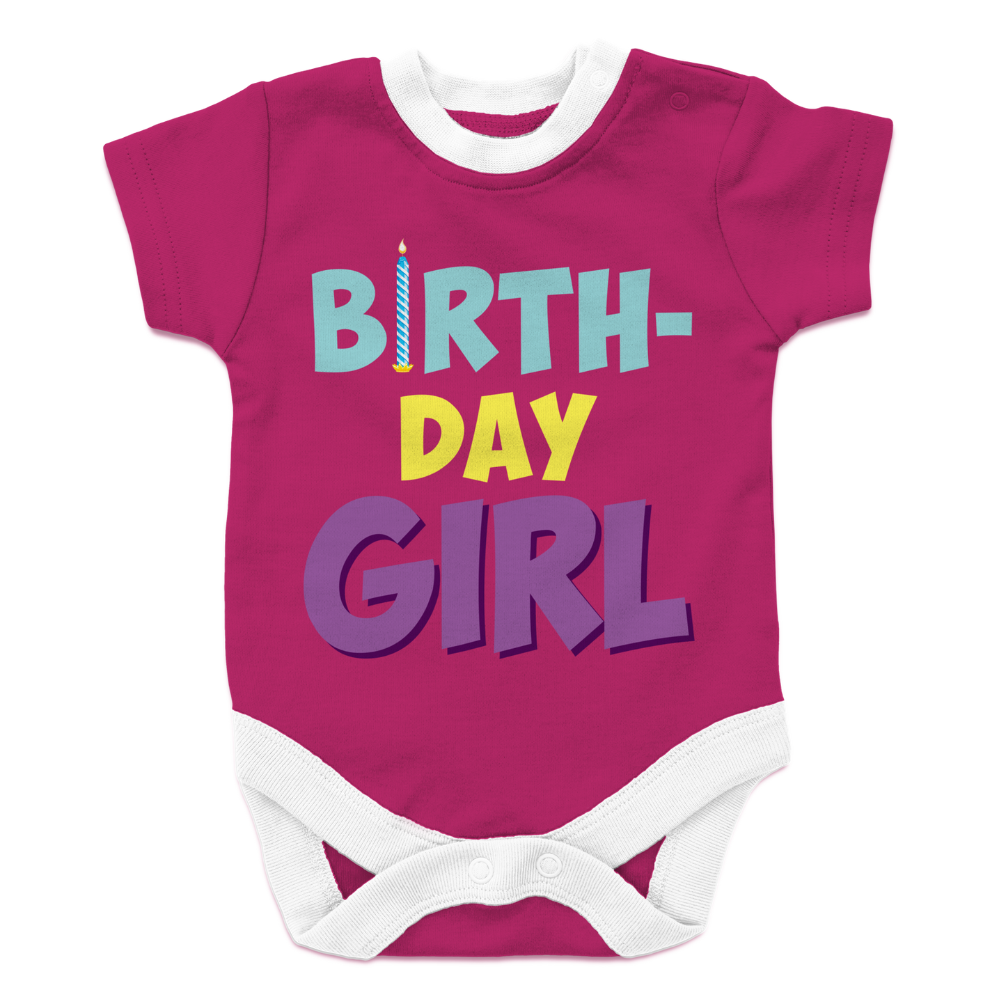 Birthday Girl Pink 2 Baby Onesie