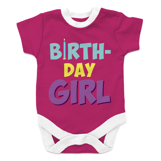 Birthday Girl Pink 2 Baby Onesie