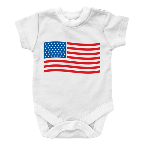 United States Flag Day Baby Onesie