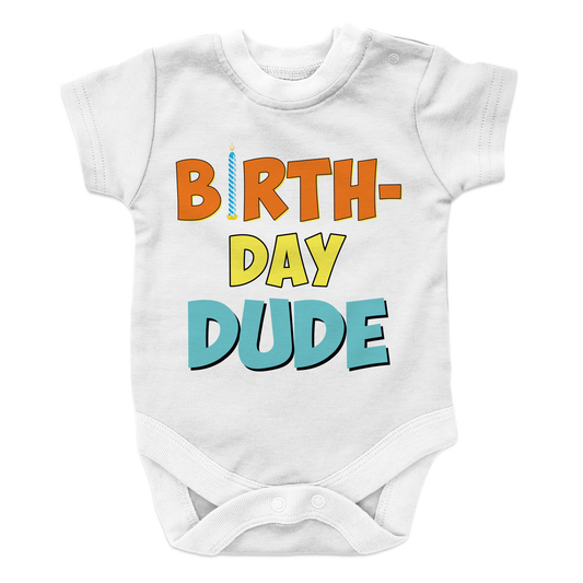 Birthday Dude Baby Onesie