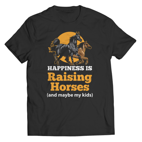 Happiness Is Raising Horses Tee Shirt
