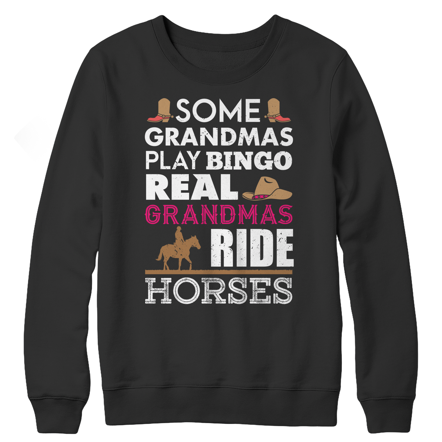 Real Grandmas Ride Horses Shirt
