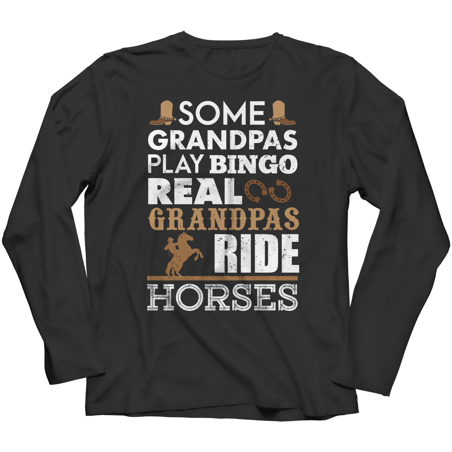 Real Grandpas Ride Horses Shirt