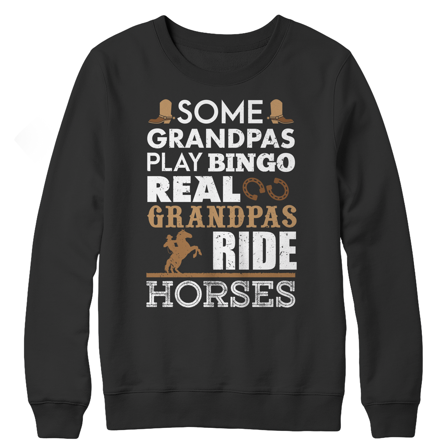Real Grandpas Ride Horses Shirt