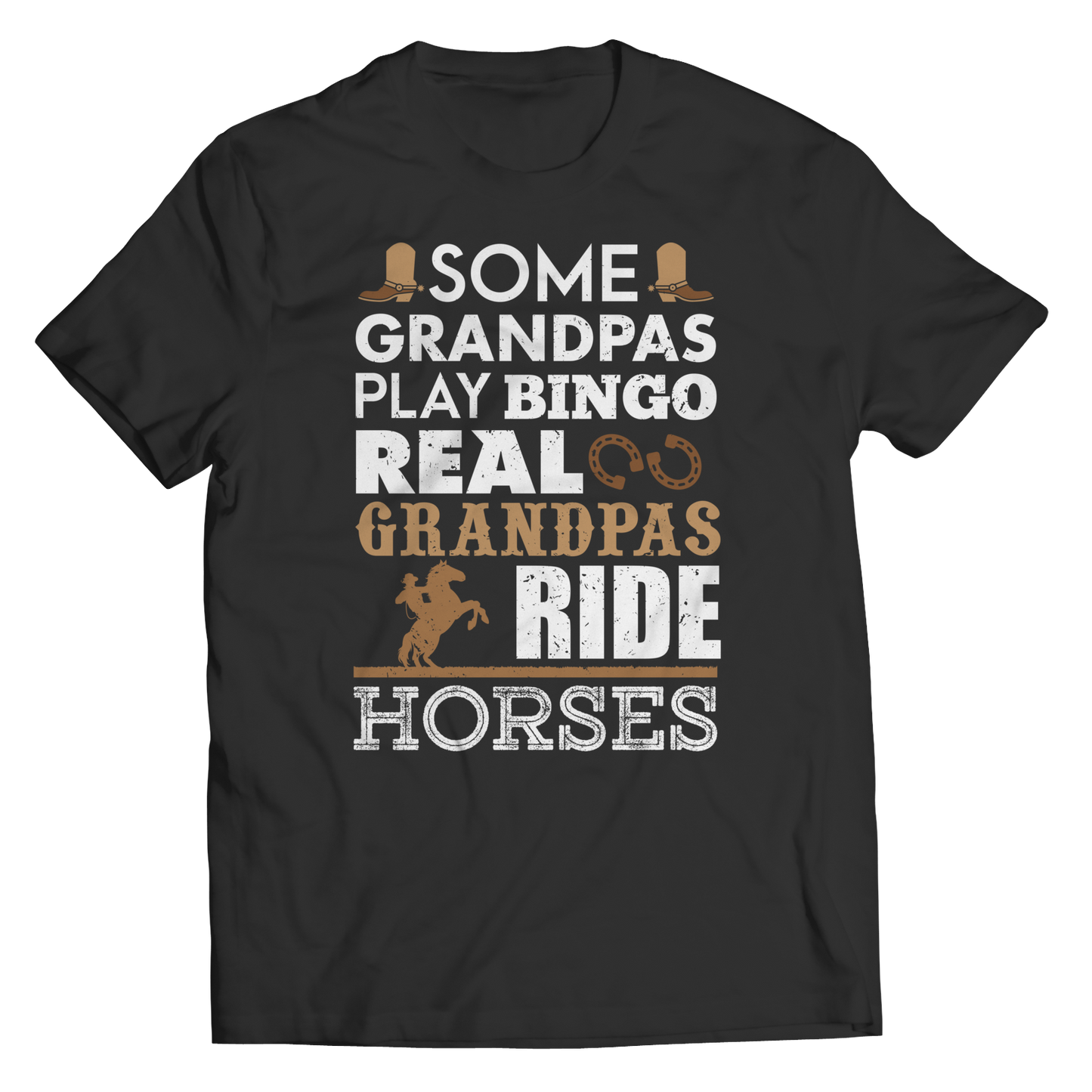 Real Grandpas Ride Horses Shirt