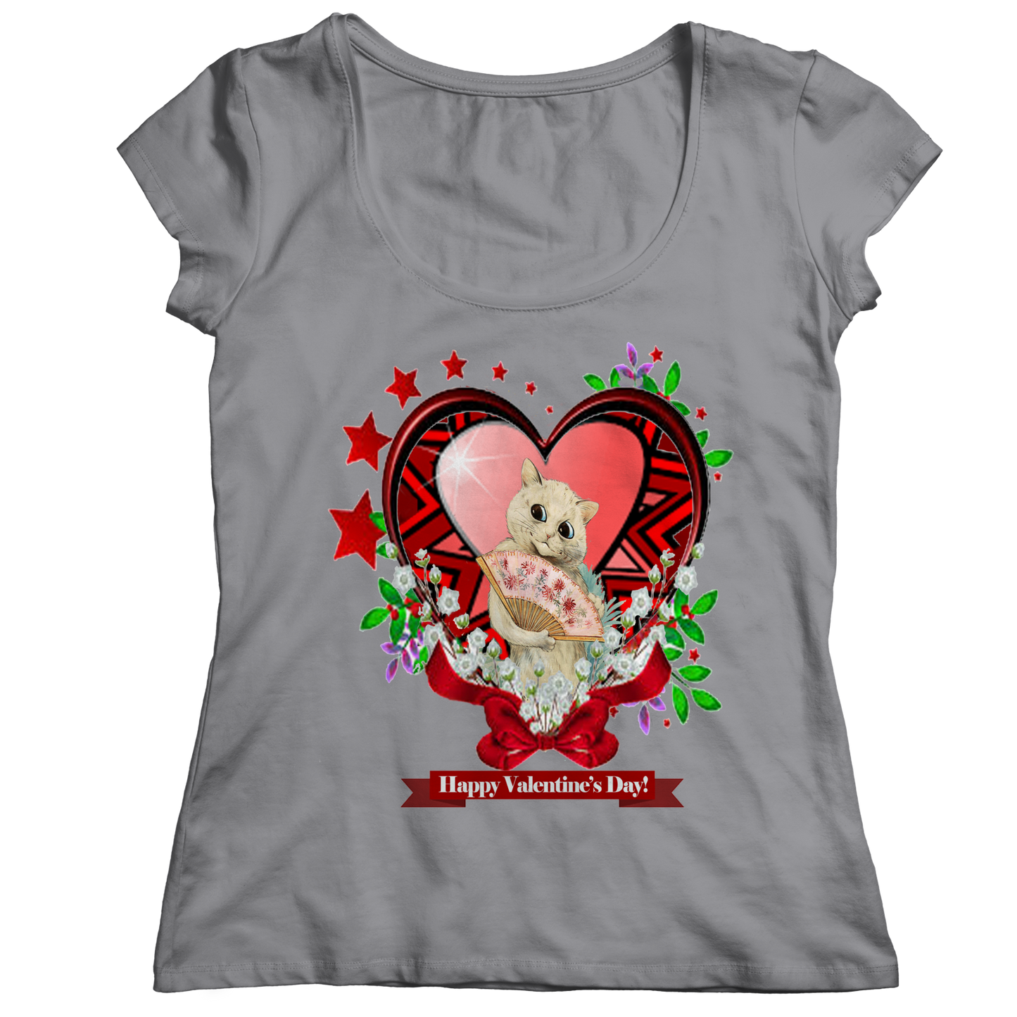 Valentine's Day Red Heart Star Shirt