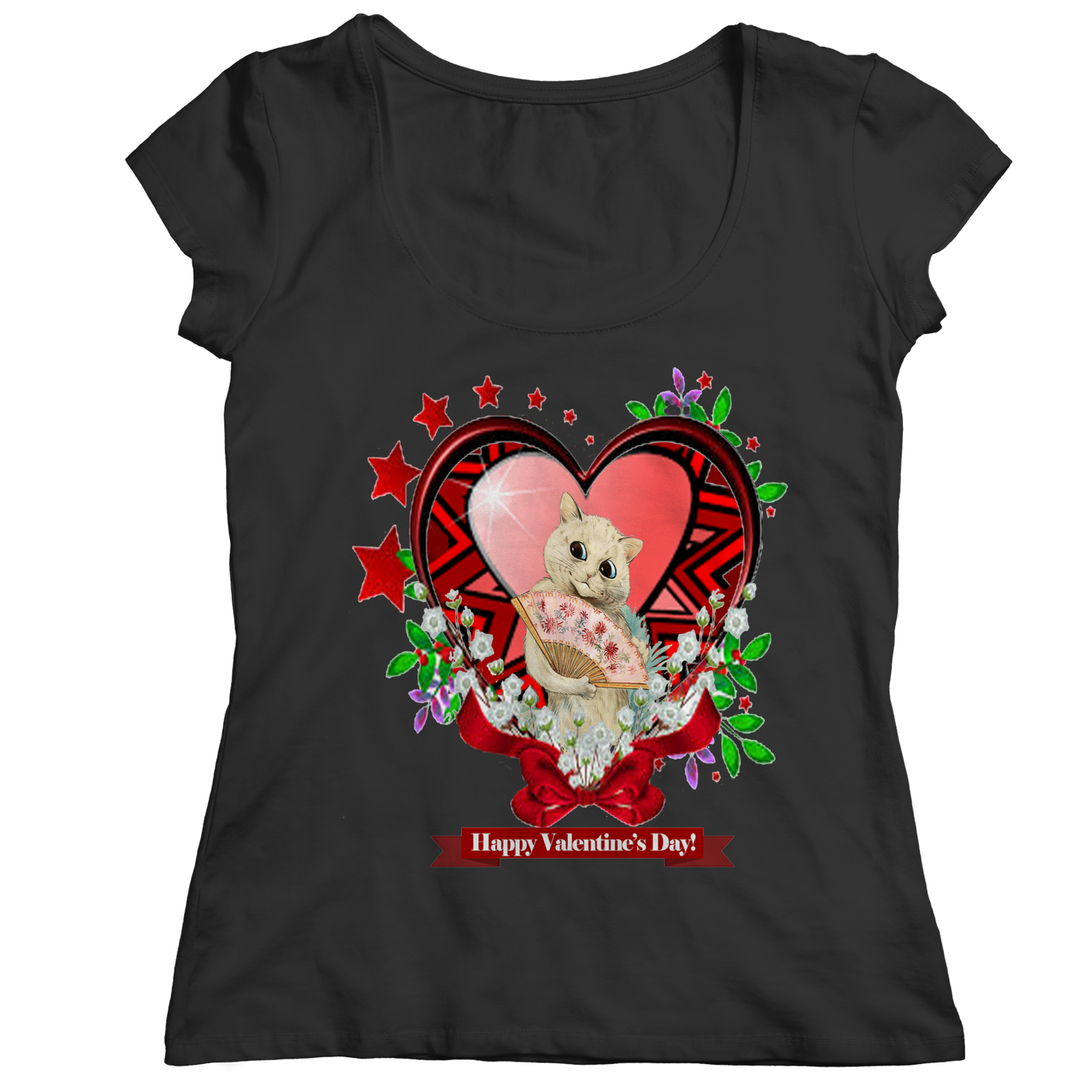 Valentine's Day Red Heart Star Shirt