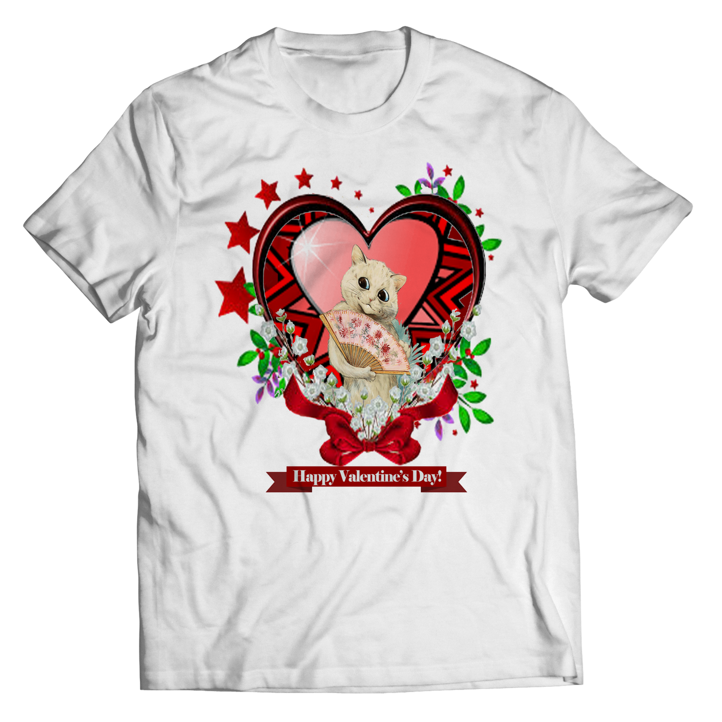Valentine's Day Red Heart Star Shirt