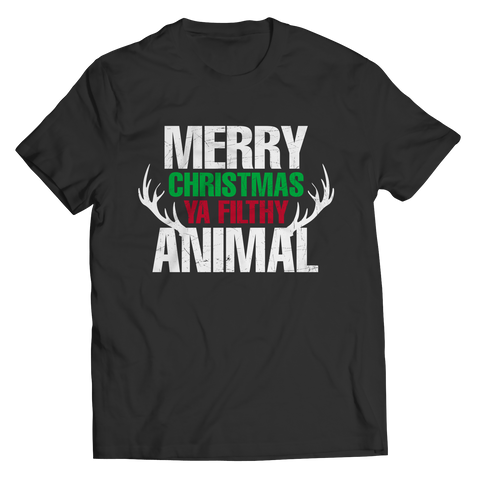 Merry Christmas Ya Filthy Animals Unisex T-Shirt