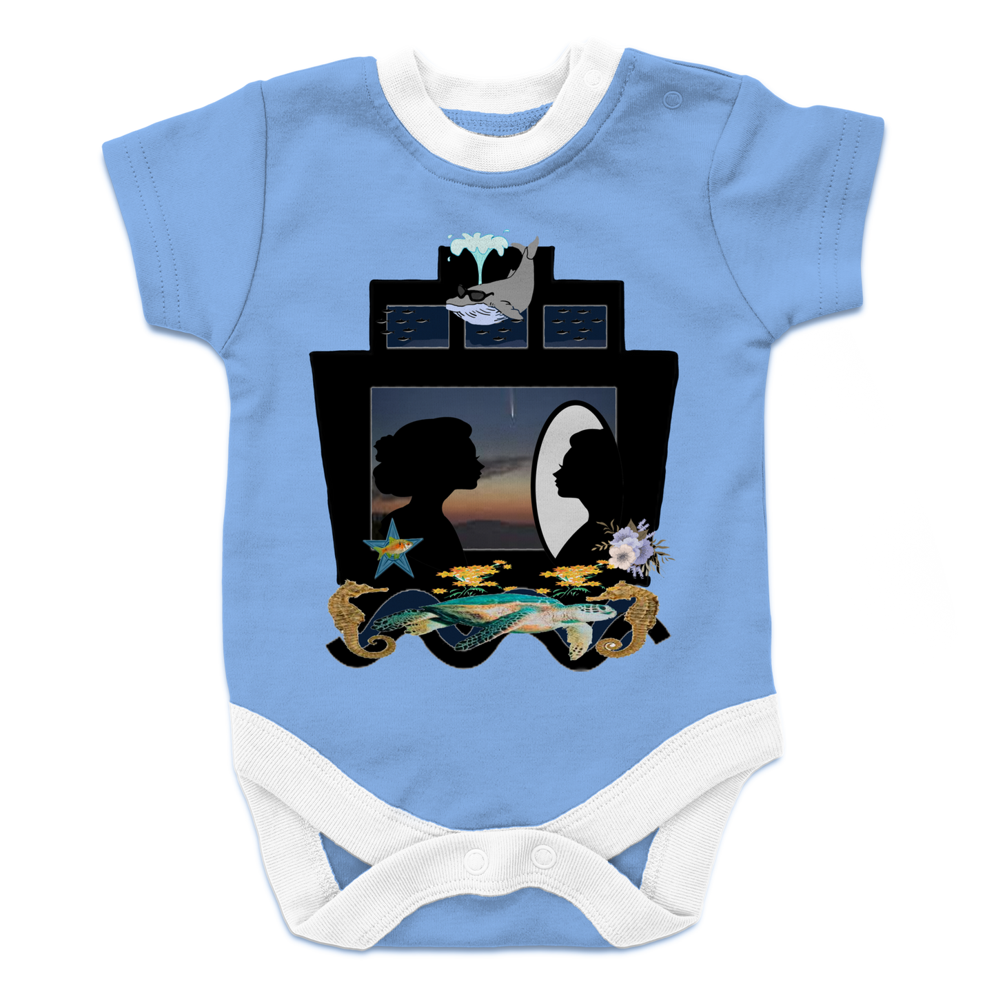 By The Sea Baby Bodysuit