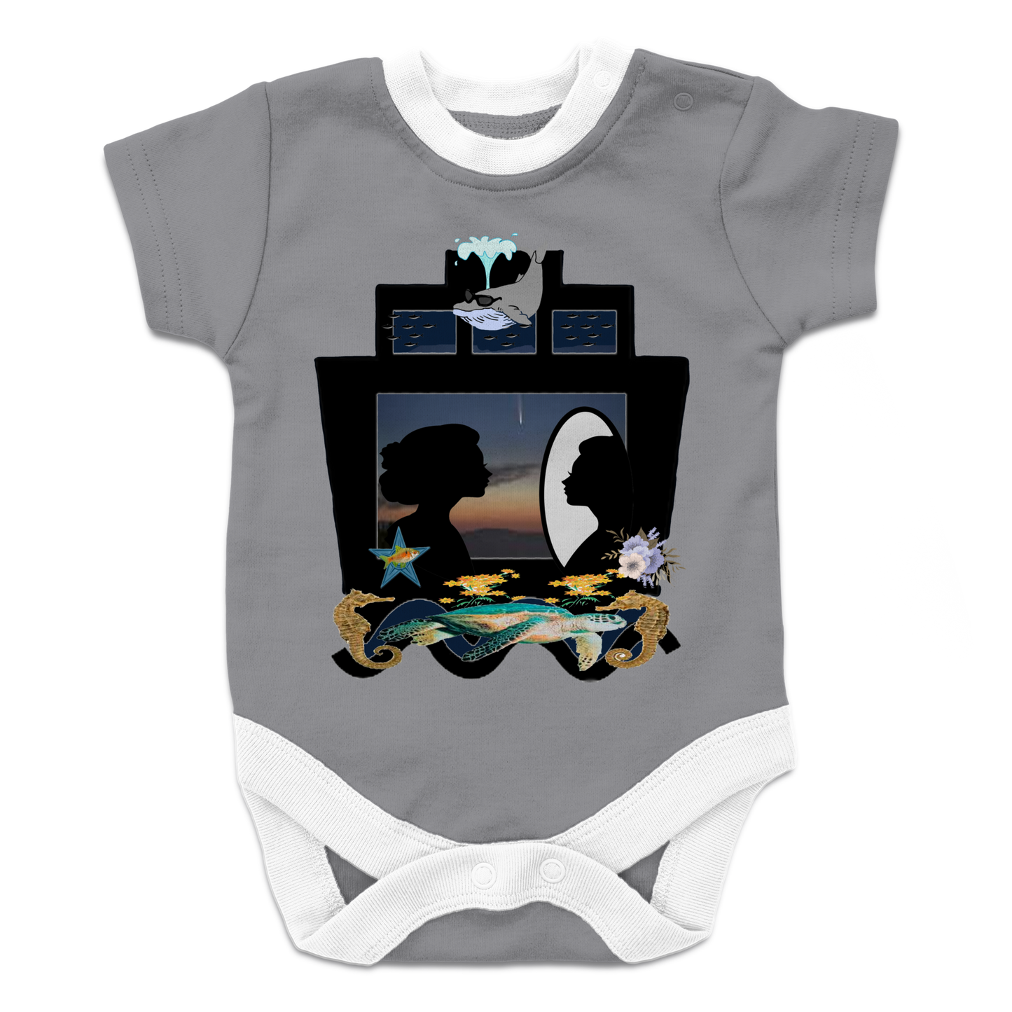 By The Sea Baby Bodysuit