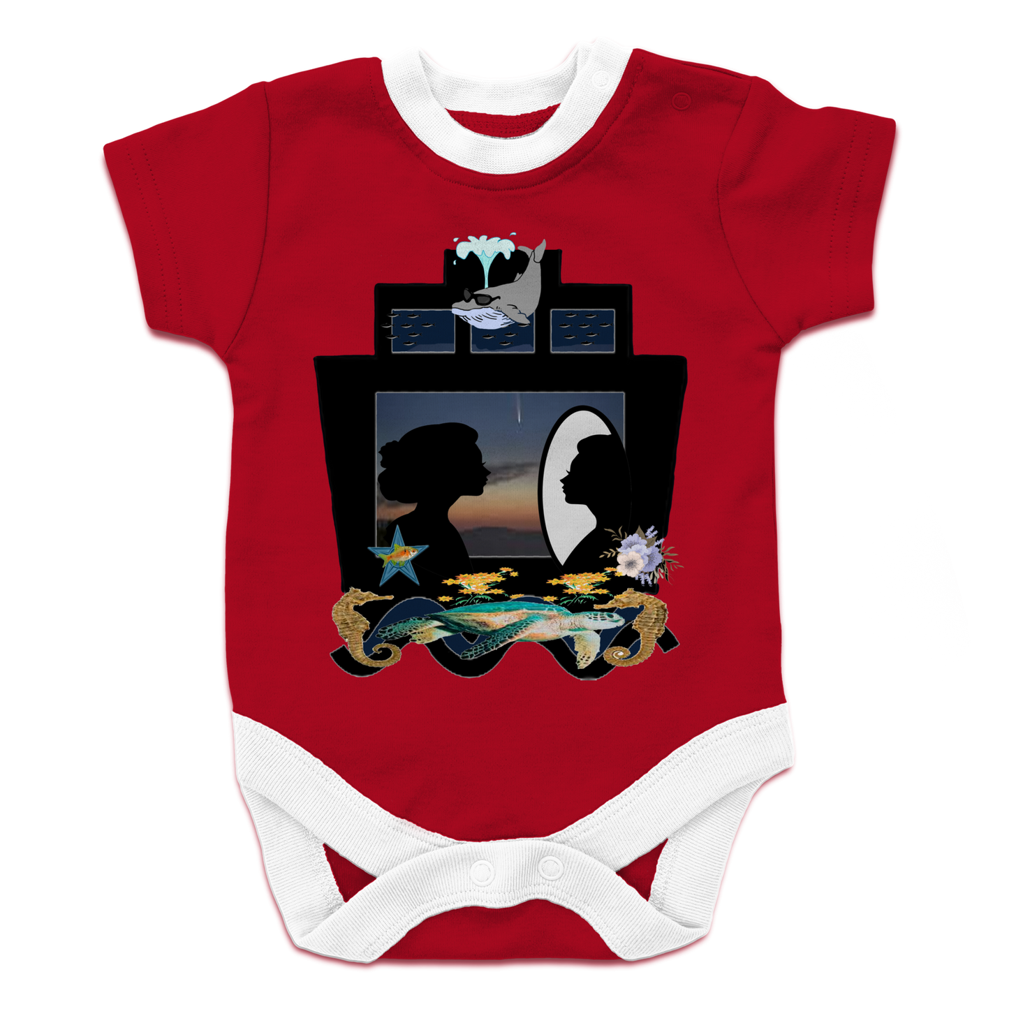 By The Sea Baby Bodysuit