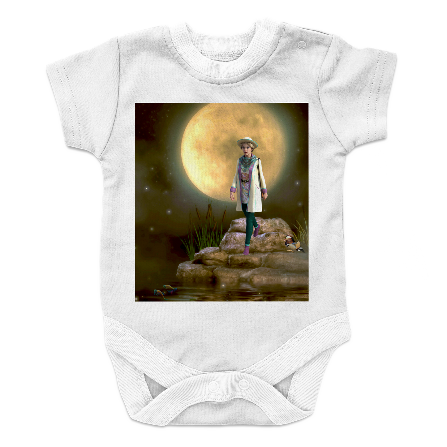 Moon Magic Baby Bodysuit