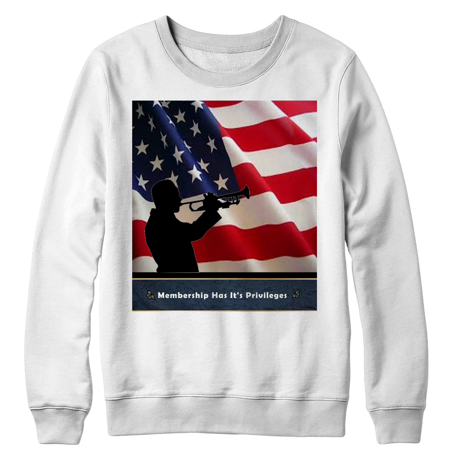 Membership Has It's Privileges Adult Crewneck Shirt