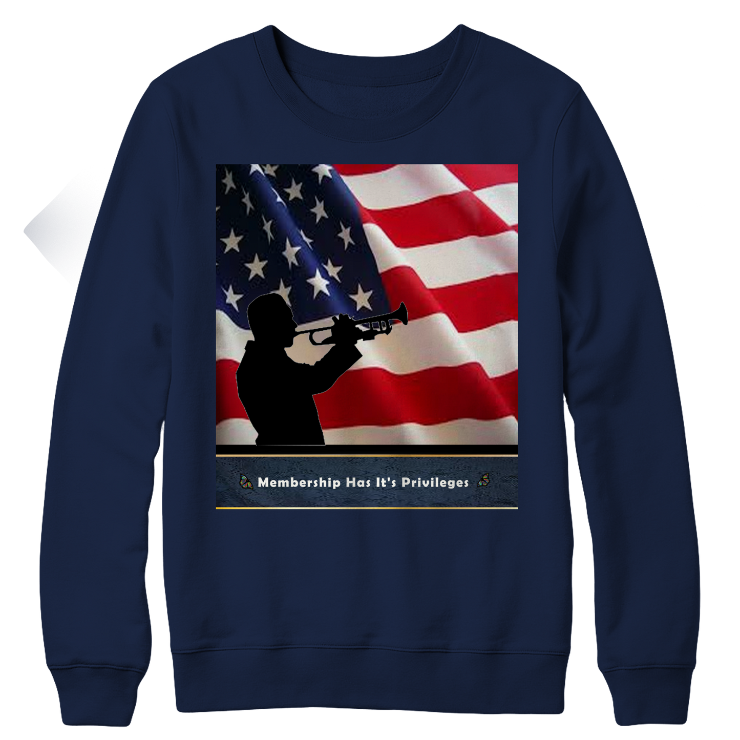 Membership Has It's Privileges Adult Crewneck Shirt