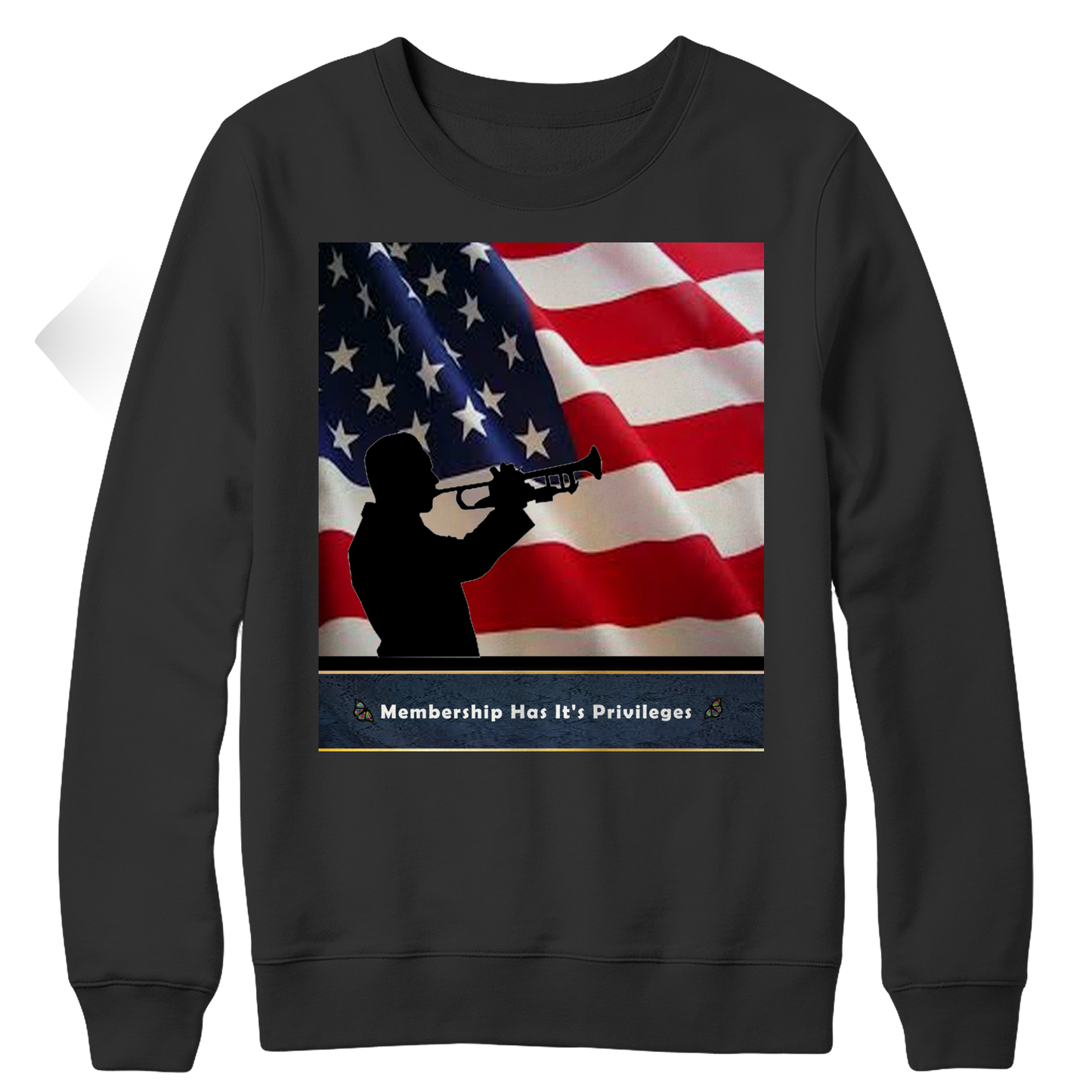 Membership Has It's Privileges Adult Crewneck Shirt