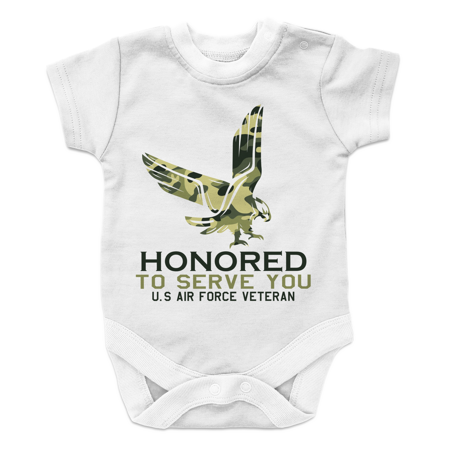 Honored To Serve You Veteran Baby Suit - Baby Onesie
