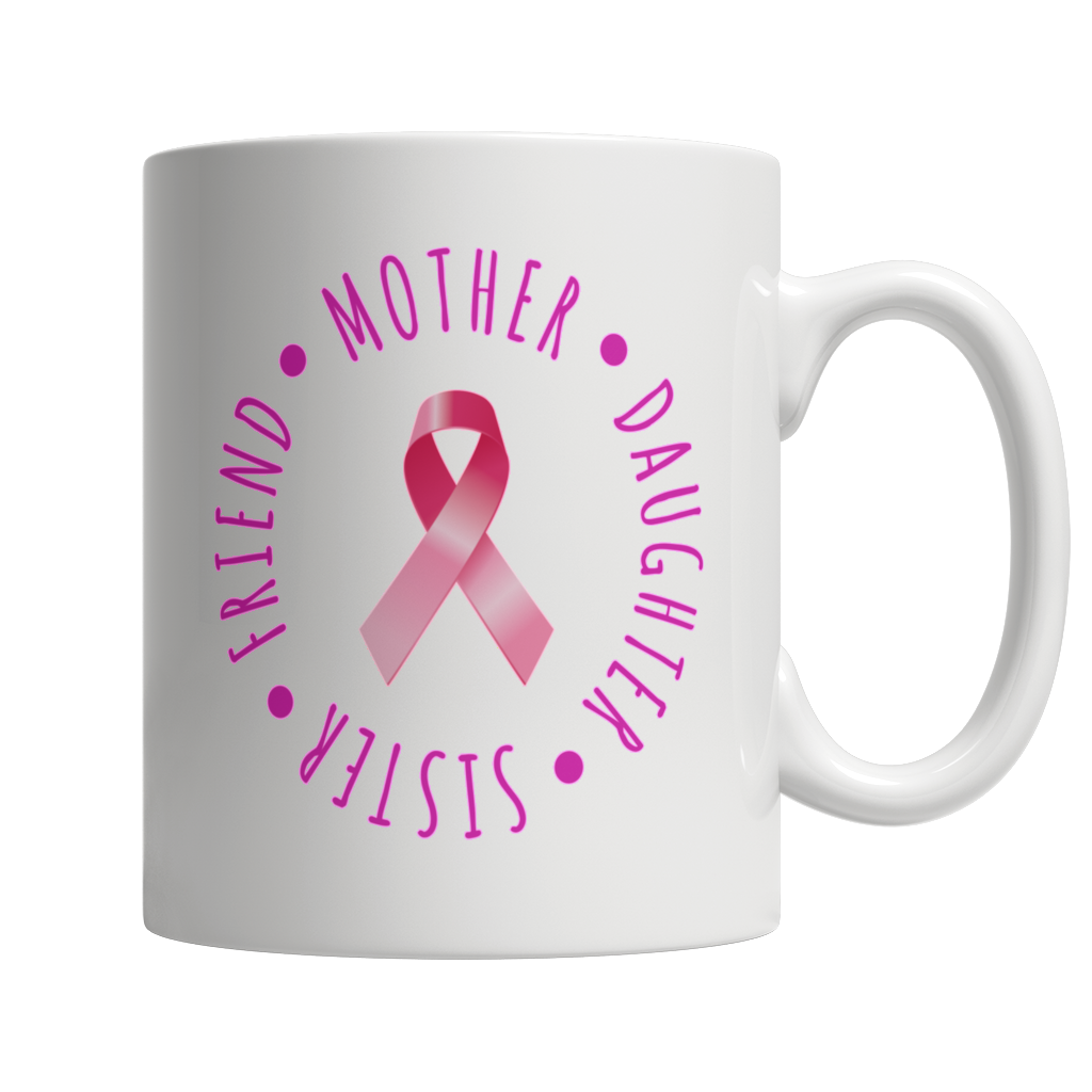 Courage Ribbon Mug - Mother - Daughter - Sister - Friend