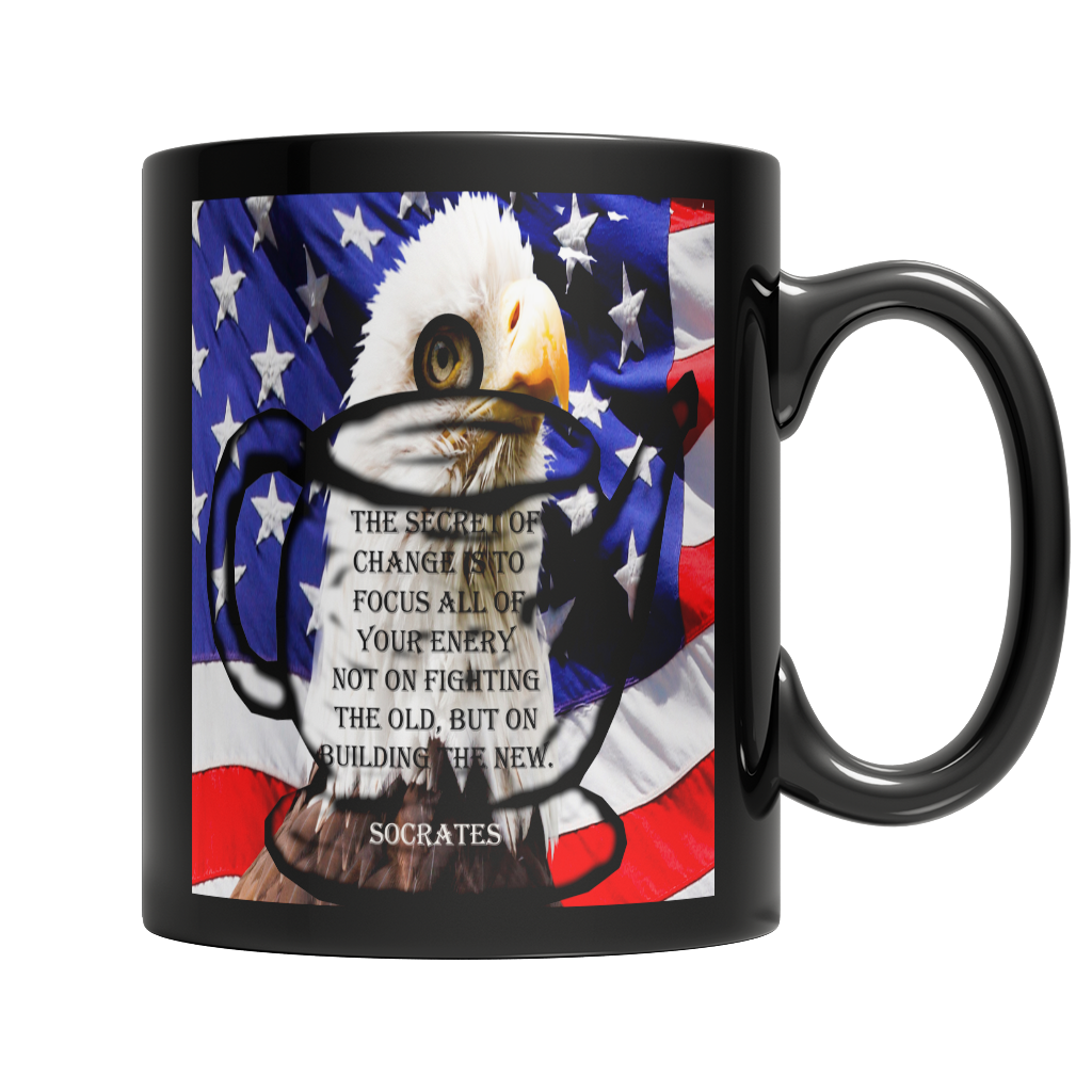Teapot - US Flag - Socrates - Eagle Cup