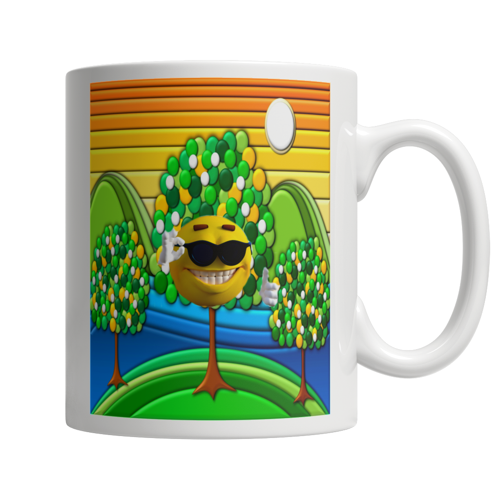 Smiley Shirt Fun In The Sun Coffee Mug