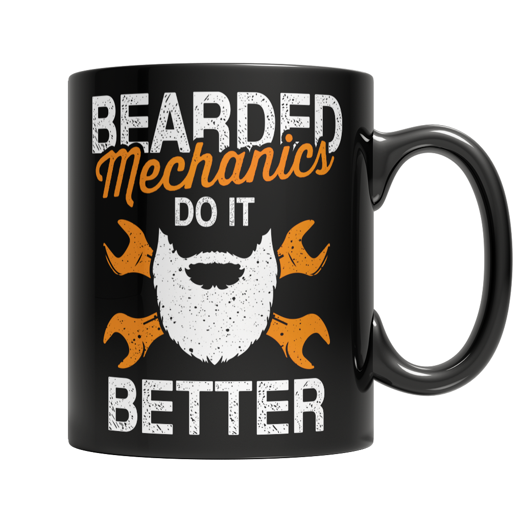 Bearded Mechanic Dark Mug