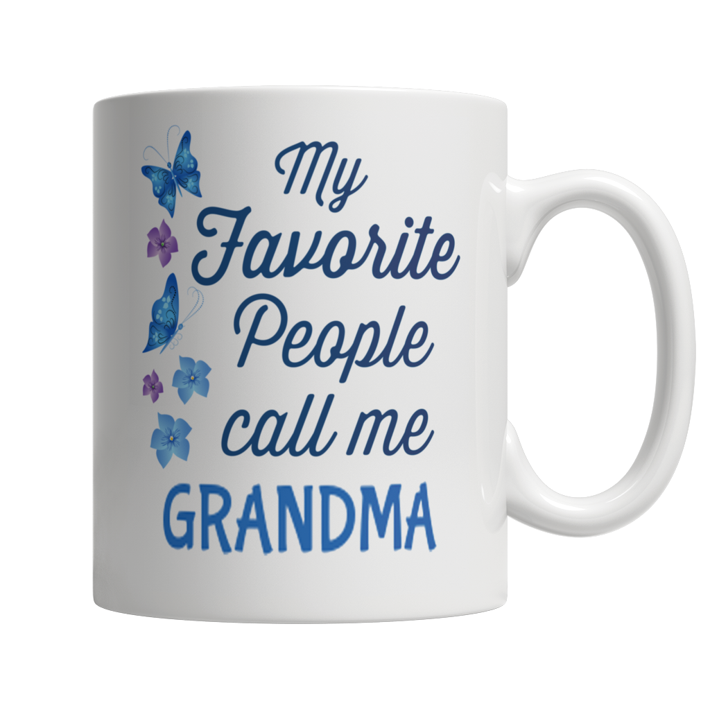 My Favorite People Call Me Grandma Mug