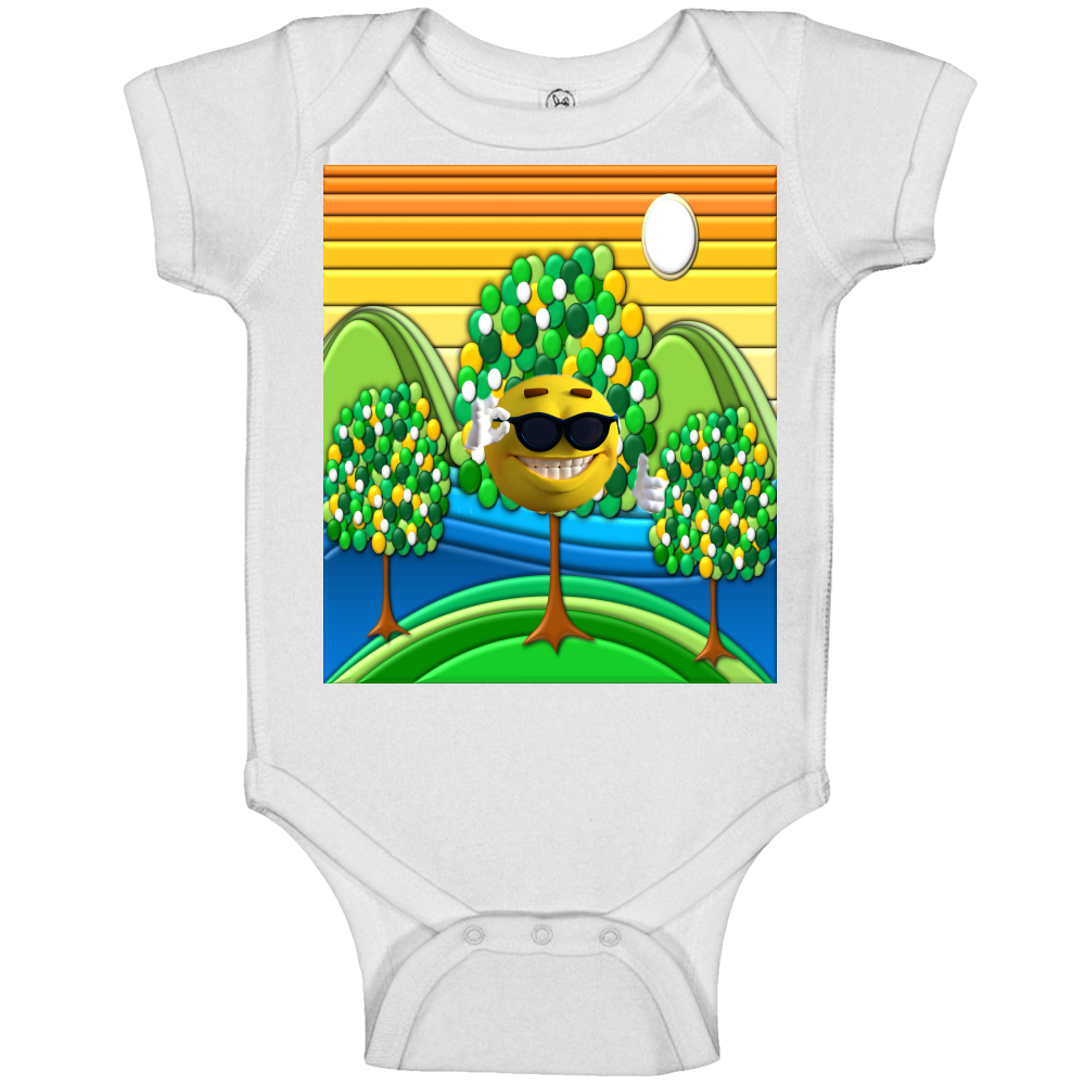 Fun In The Sun Smiley Shirt Baby Body Suit
