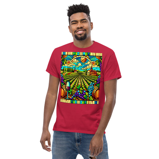 Vineyard Unisex Celebrate Stained Glass Classic Tee Shirt