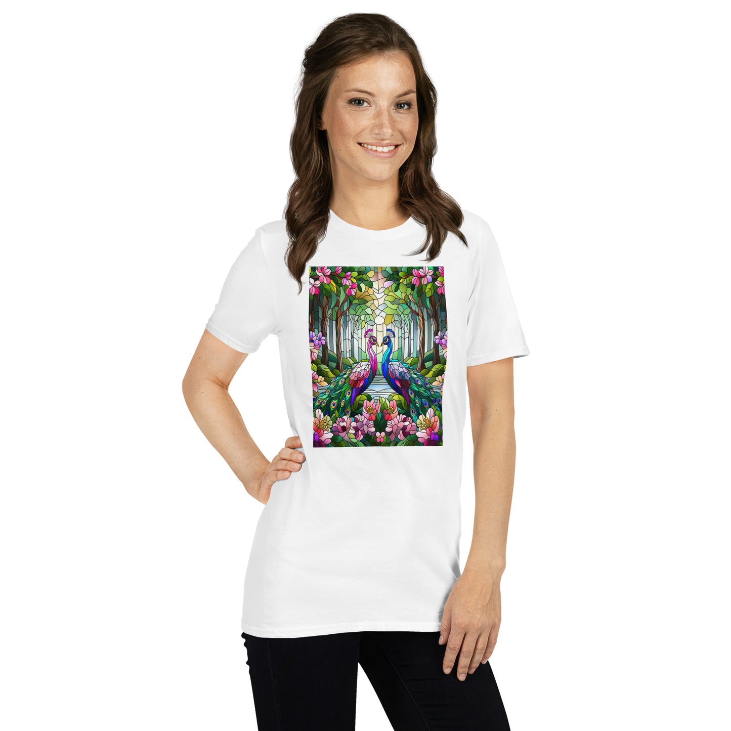 Peacock Short-Sleeve Unisex T-Shirt