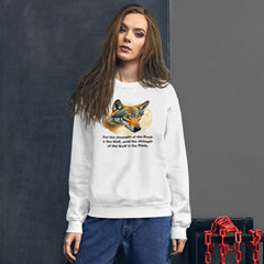 Wolf For The Strength Of the Pack Unisex Sweatshirt