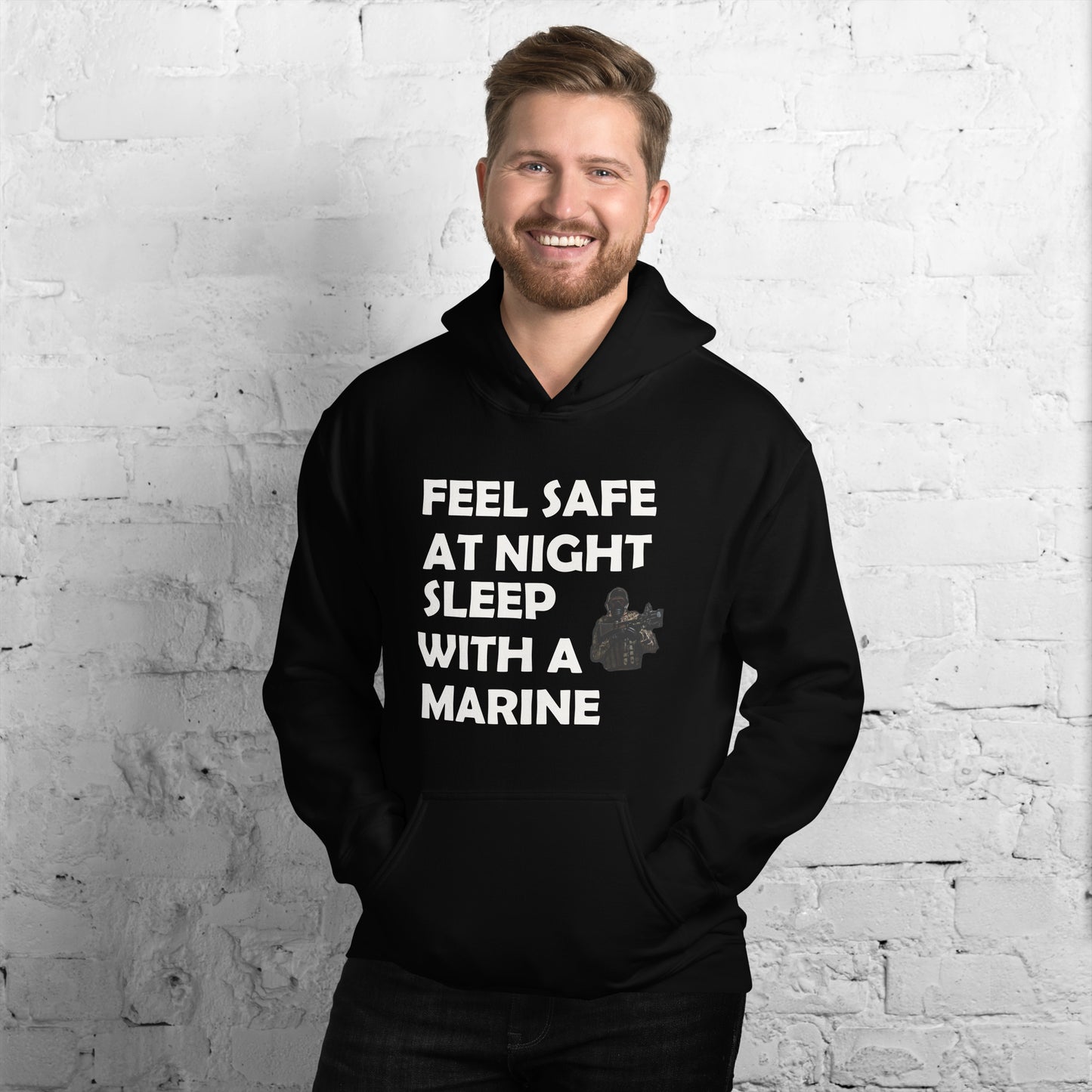 Marine Hoodie - Feel Safe Unisex Hoodie