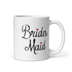 Brides Maid White Glossy Mug