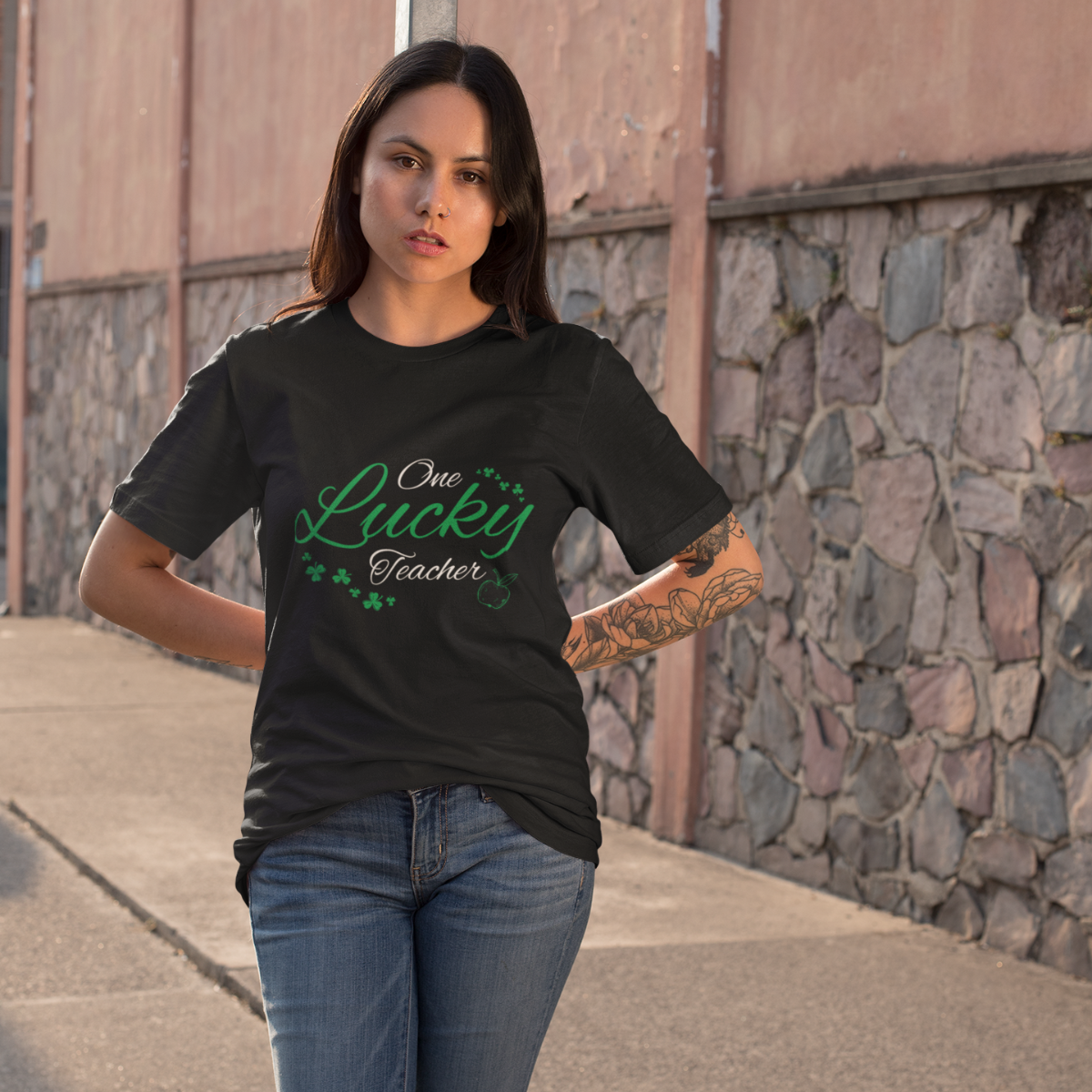 One Lucky Teacher Unisex Shirt